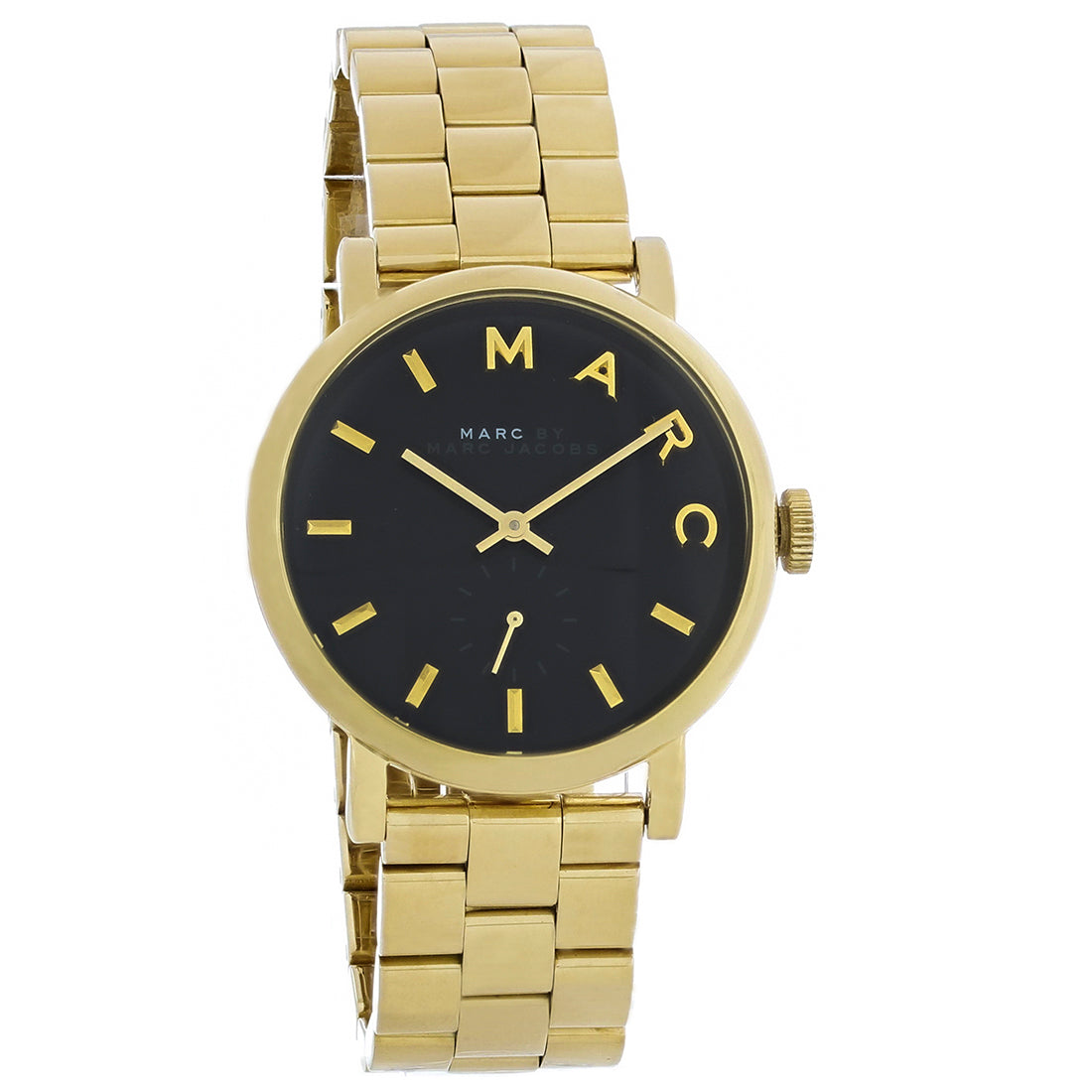 Marc Jacobs Baker Ladies Gold Plated Stainless Quartz Watch MBM3355