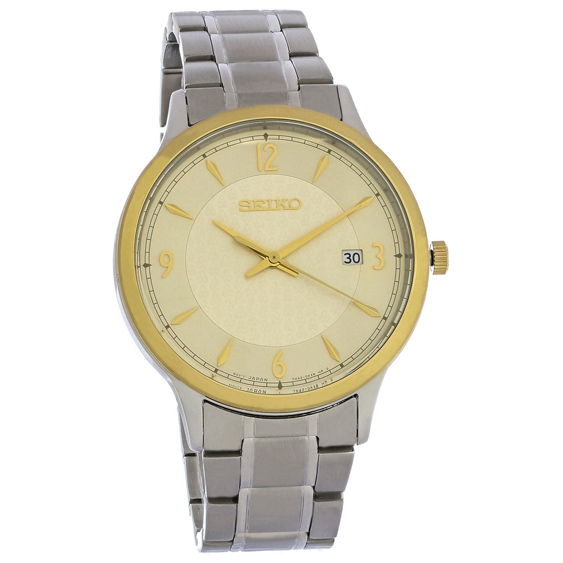 Seiko Quartz Mens 50th Anniversary Special Edition 2-Tone Dress Watch SGEH92