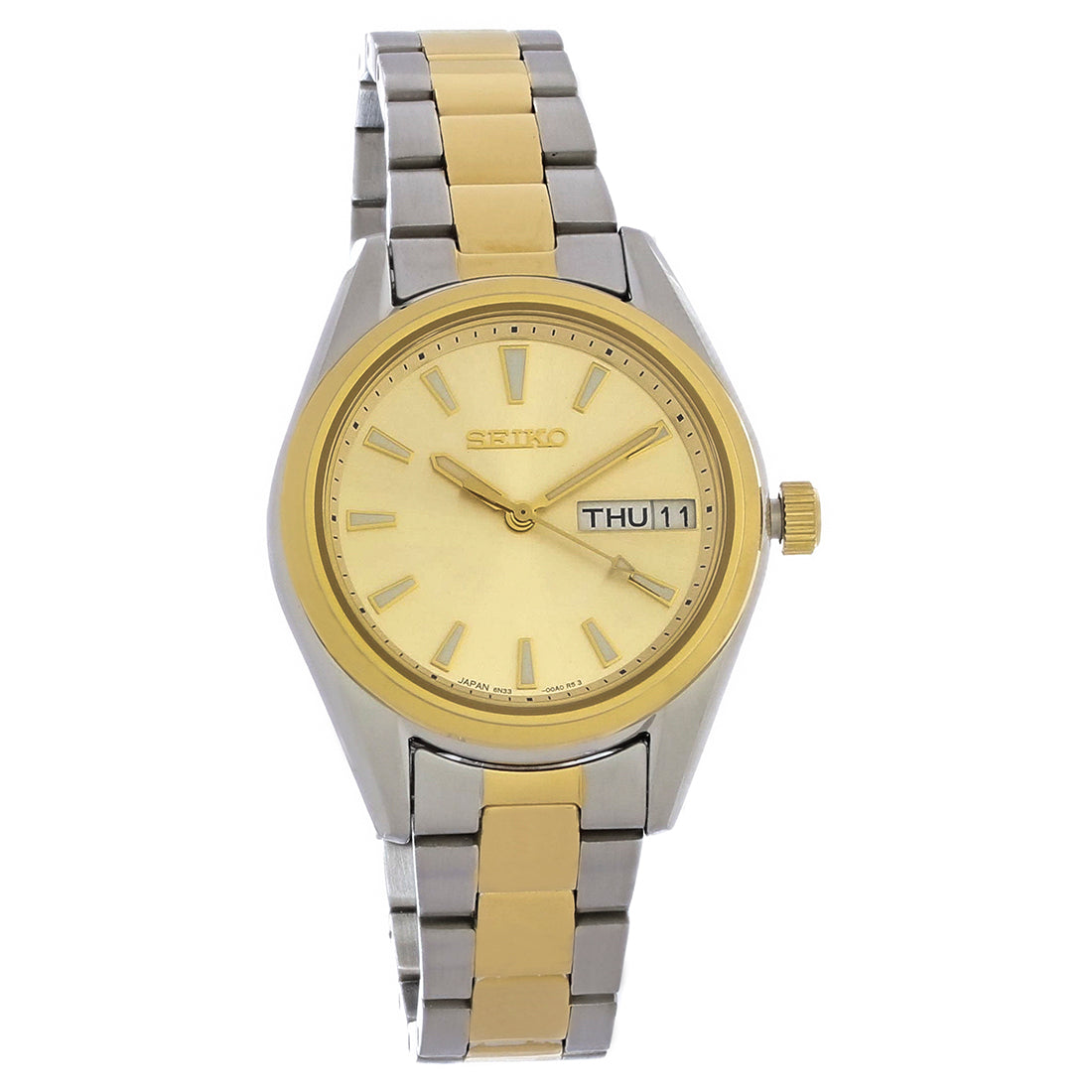 Seiko Essentials Ladies 2-Tone Stainless Steel Quartz Watch SUR354