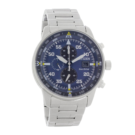Citizen Eco Drive Brycen Mens Chronograph Stainless Steel Watch CA0690-53L